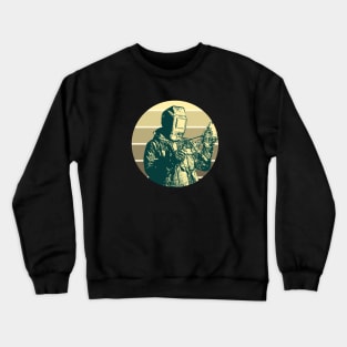 Welder drawing with retro style Crewneck Sweatshirt